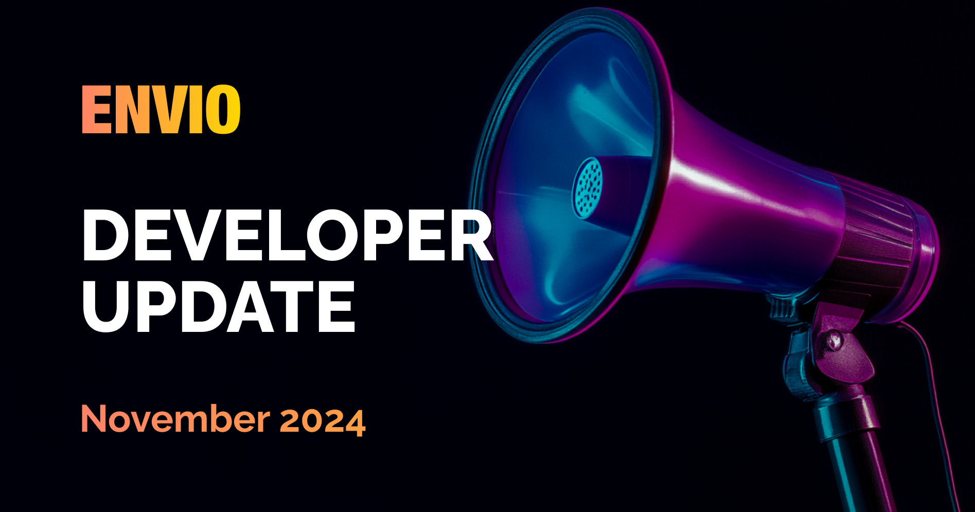 Cover Image Envio Developer Community Update November 2024